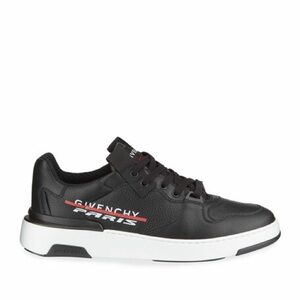 GIVENCHY Wing Black calf Leather Mens Sneakers